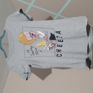 A Goofy movie t-shirt.